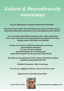 neurodiversity and me (courses on living with autism and neurodiversity)  image