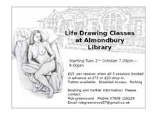Life Drawing Classes with Rob Greenwood (Almondbury) image